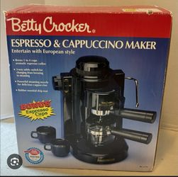 Betty Crocker Caffè Di Lusso Espresso & Cappuccino Maker