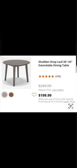 Dining table