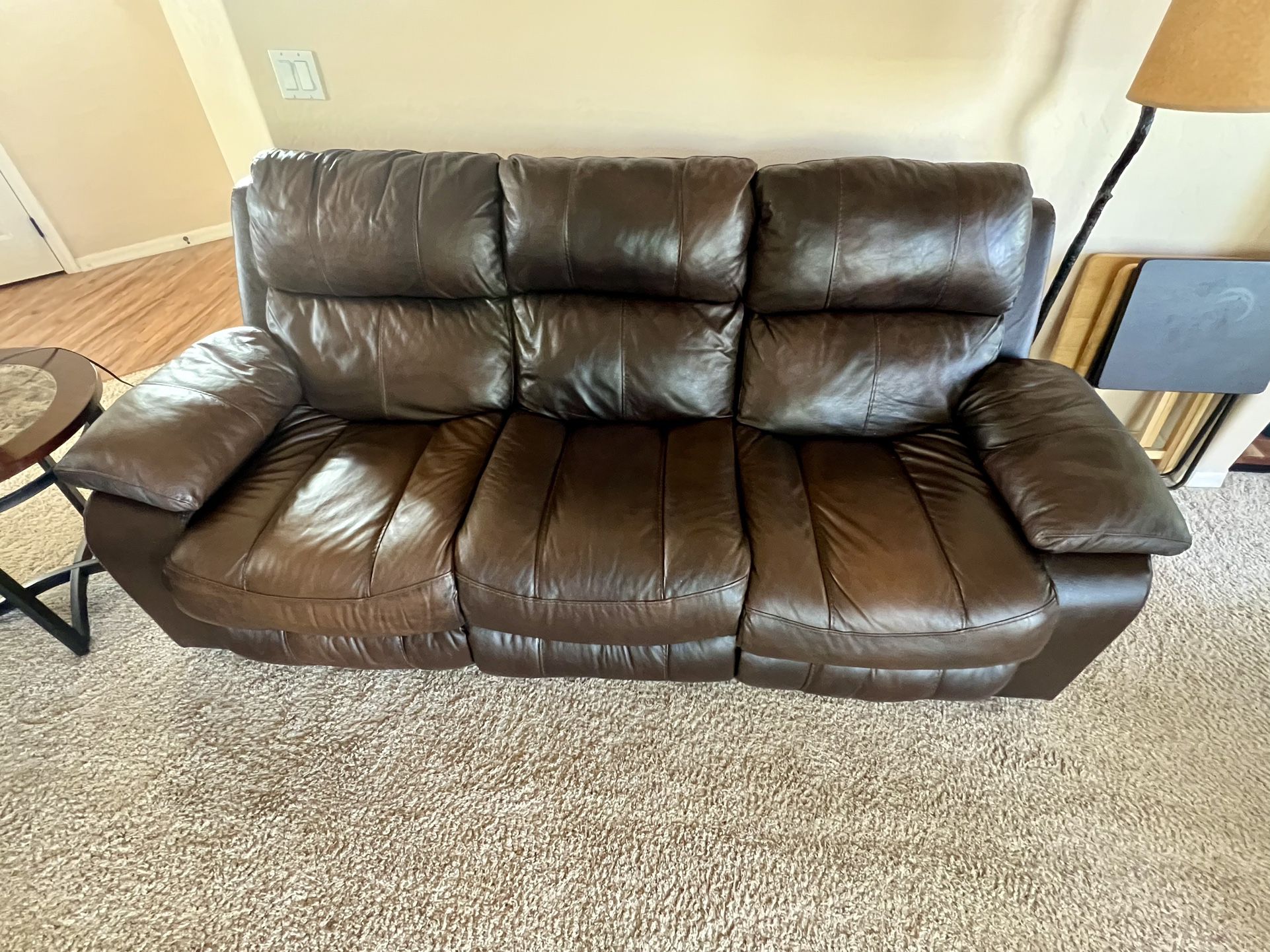 Leather Recliner Sofa And Loveseat