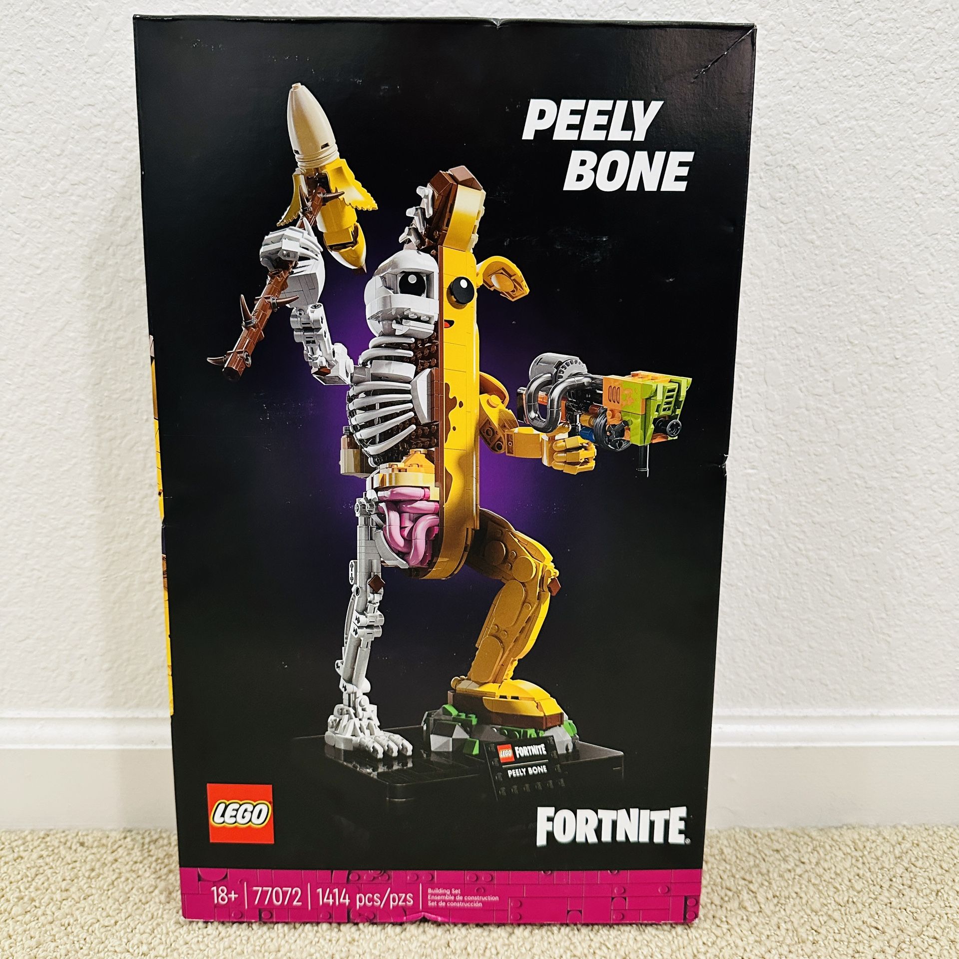 BRAND NEW SEALED - LEGO - Fortnite Peely Bone - Collectible Kit for Adults 77072