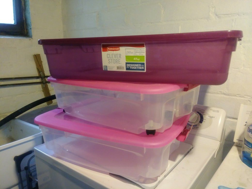 3 storage containers
