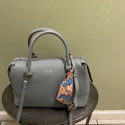 ANNE KLEIN STYLE CROSSOVERSTRAP/HANDLE SATCHEL HANDBAG