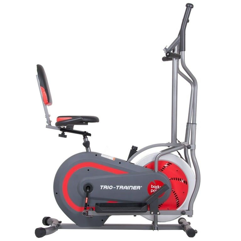 Body Power Trio Trainer 3 In 1 Elliptical & Bike Machine New In Box 