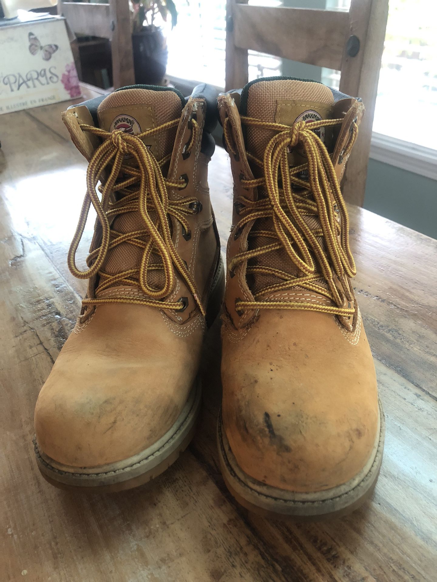 BRAHMA  Oil & Slip Resistant Men’s Work Boots.