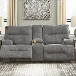 Coombs Double Power Reclining Loveseat w/ Console