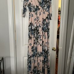 Pink Blush Maternity Dress - Medium