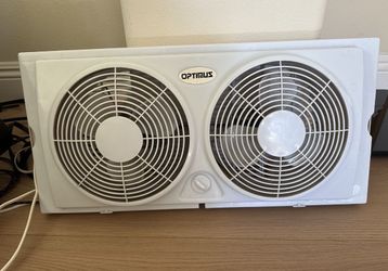Optimus Twin Window Fan, pick up in Temple city