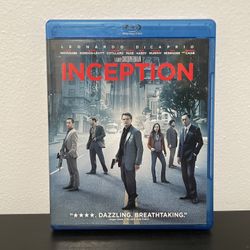 Inception Blu-Ray DVD 3 Disc Combo Leonardo DiCaprio Cillian Murphy 2010