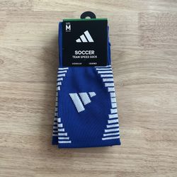 Adidas Soccer Team Speed Socks Team Royal blue /White Size M AEROREADY NWT