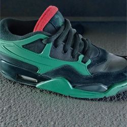 Jordan Air 4 RM Men's Shoes in Black/Gorge Green/Varsity Red