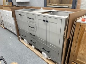 Bathroom vanity cabinet 72” solid mango Quartz top with sinks and backsplash