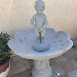 New Fountain Made Out Of Cement