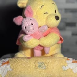 Winnie The Pooh Plushie (blanket Included)