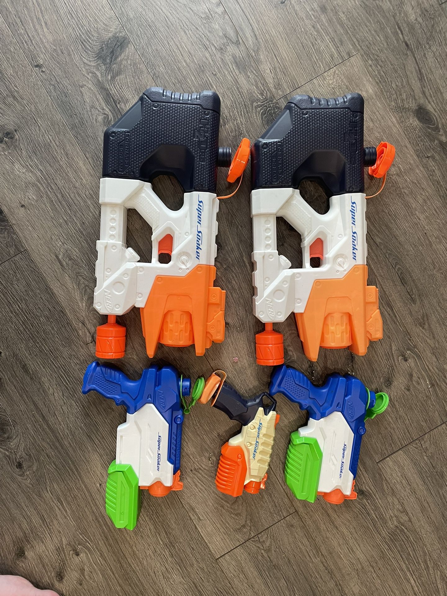 Nerf Gun Super soakers Qty5 All Tested