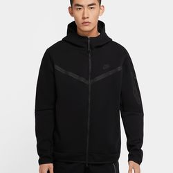Nike Tech Fleece Hoodie Black CU4490-010 Mens Size L NEW