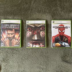 Bundle: SAW 3, Spider-Man: Web of Shawdows, X-Men Origins: Wolverine for Xbox 360