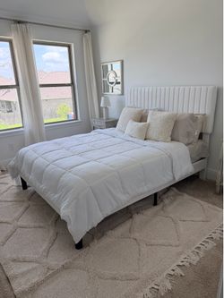 Queen bed with mattress
