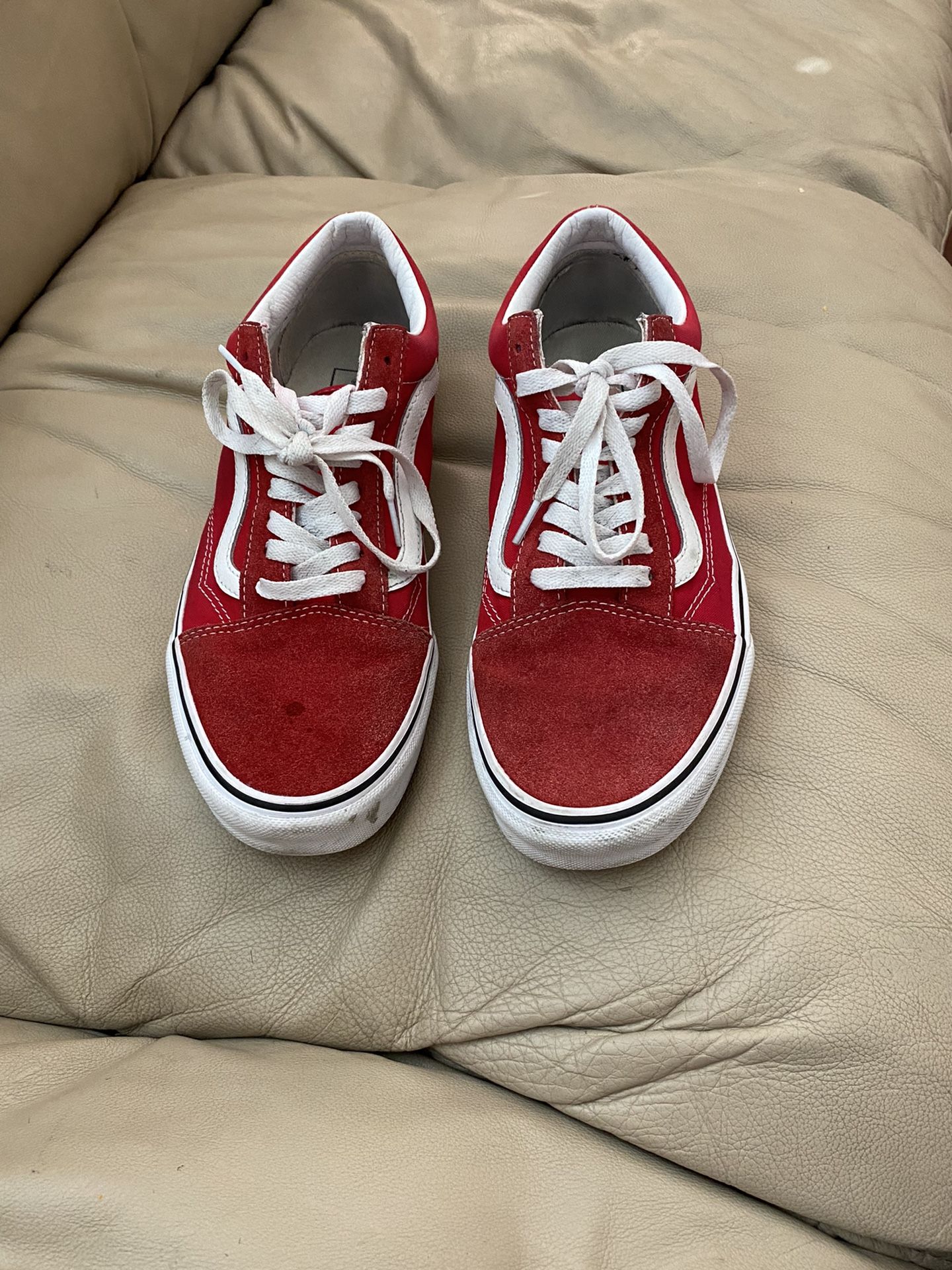 Vans Red Mens Size 10 ! Or Best Offer Accepted