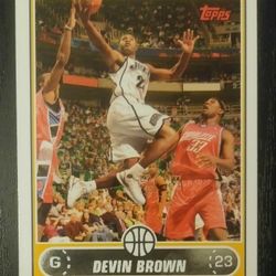 2006 Topps Devin Brown Golden State Warriors Utah Jazz #175 Basketball Card Vintage Collectible Sports NBA