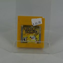Pokemon Yellow (Nintendo Gameboy) Authentic Game Cartridge Only! Tested - Saves