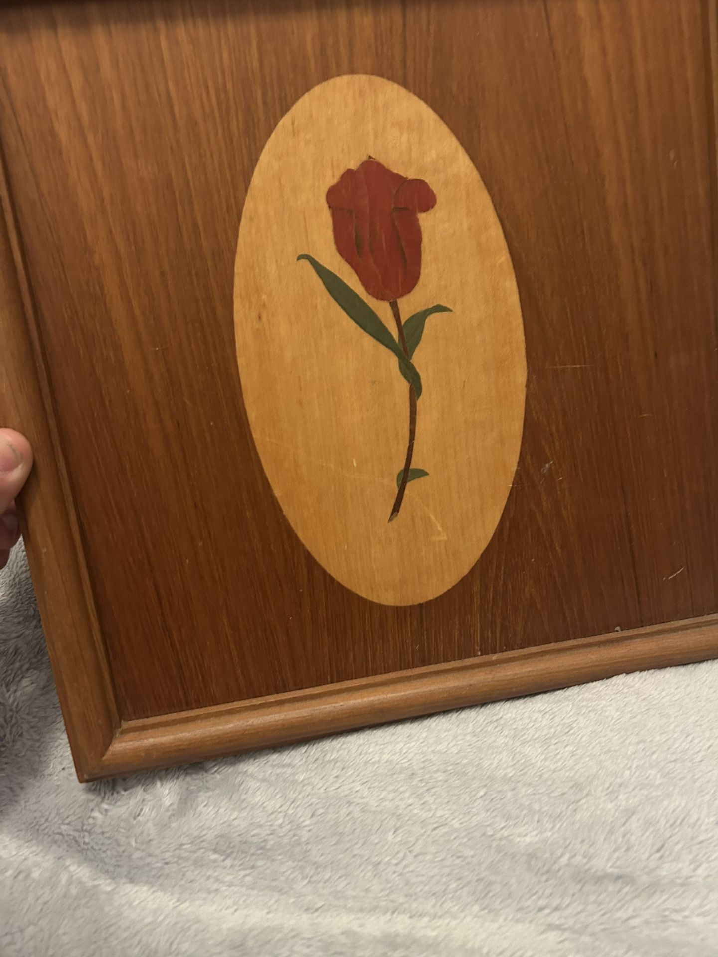 Rose Wall Art 13.5” By 13.5”