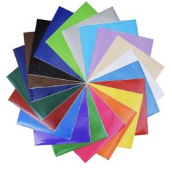 Sooex 20 Color Permanent Vinyl Starter Set - 12" x 12".   (Y)