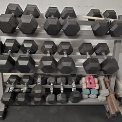 Dumbbells for sale -$1 per lb