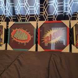 Comic Frames 4 Piece