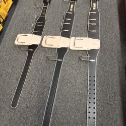 LEATHER BELT TAPEHOLDER SIZE XL AND M EACH