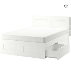 Queen Bed Frame With Storage And Headboard