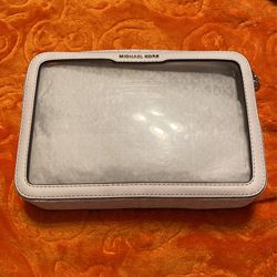 WHITE /Clear Michael kors Crossbody