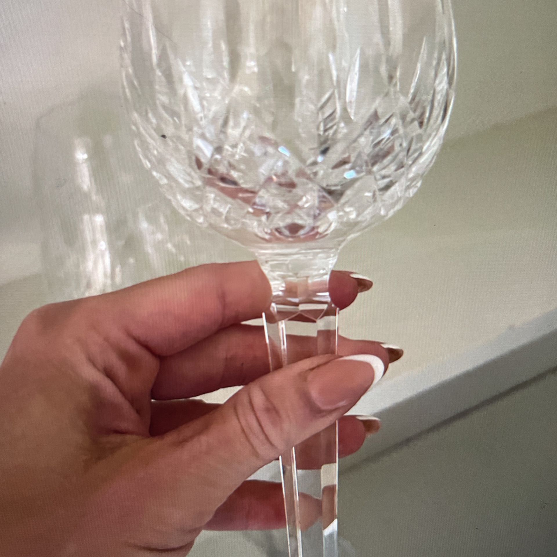 WATERFORD CRYSTAL WINE RETAIL IS $110 EACH?!!!!! GLASSES 2 For  $75!4 $150