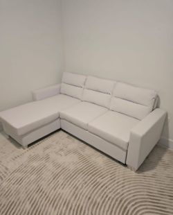 White sofa bed. Ask for total price.