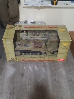 21st century The Ultimate Soldier 1:6 Scale Kettenkrad with Trailer & 2 Action Figures
