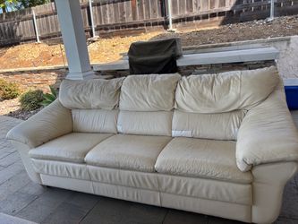 FREE leather couch 94”x43”