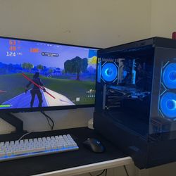 Black Gaming Pc Computer Desktop 
