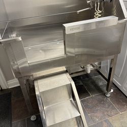 “36” Stainless Steel Dog Grooming Tub – VEVOR Pet Wash Station