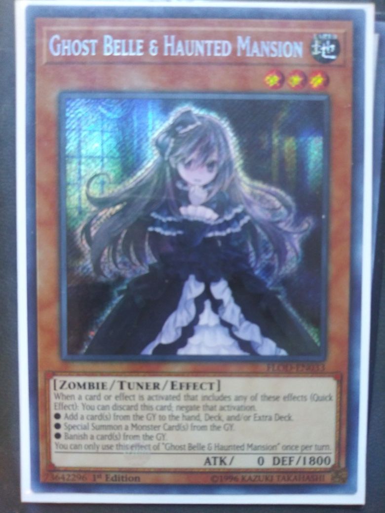 Yugioh/Yu-Gi-Oh/Ghost Belle & Haunted Mansion Secret Rare 1st EDITION Near Mint