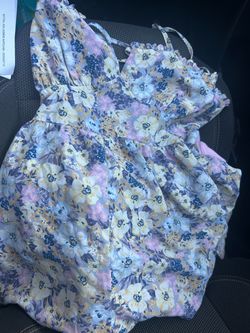 Flower romper shorts