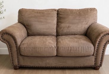 Cocoa Micro Suede Loveseat(s)