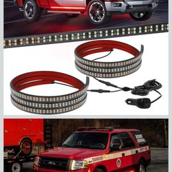 USED/BRIGHT [RED-COLOR]LED 70" STROB LED LIGHTS!!NOW $30!!