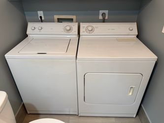 Washer and dryer