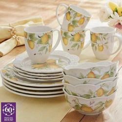 Vajilla Limoncello Princess House 
