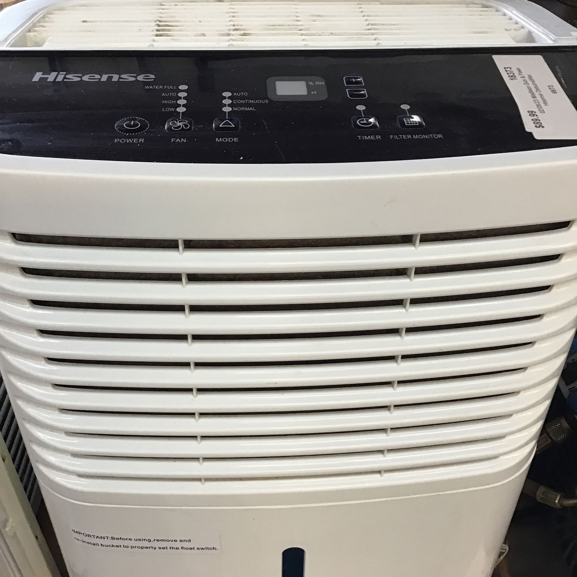 Hisense Dehumidifier