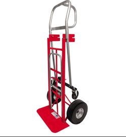 Milwaukee 3-in-1 Foldable Hand Truck, Red