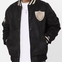 New Era Raiders Swede Jacket New Men’s Large 