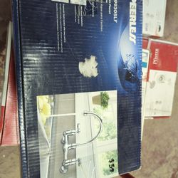 Peerless
Choice 2-Handle Wall Mount Kitchen Faucet in Chrome