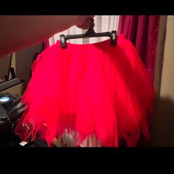 Womens Tutu Costume Adult Party Dance Tulle Skirt Short Fluffy Petticoat 