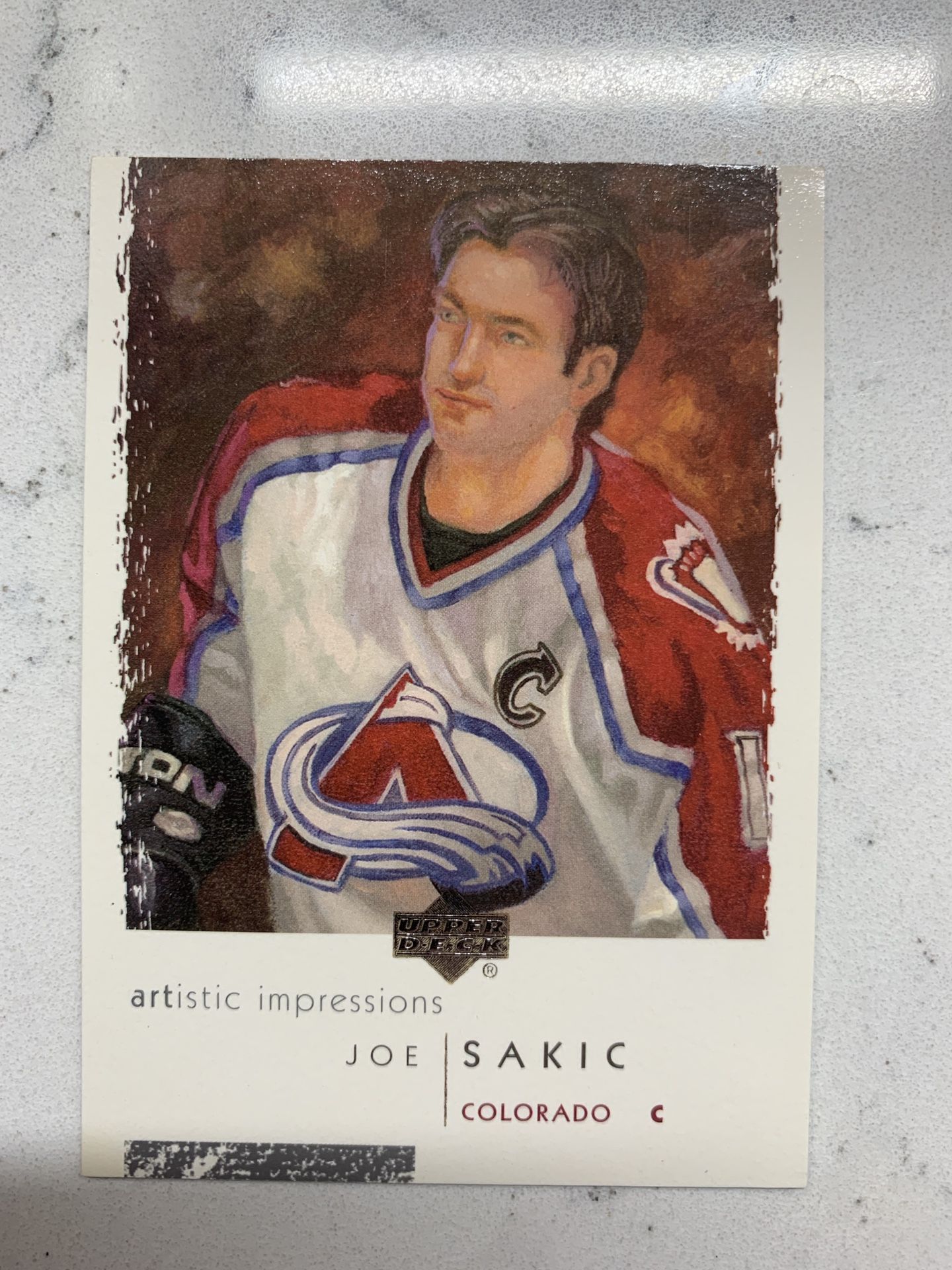2002-03 UD Artistic Impressions Joe Sakic #22