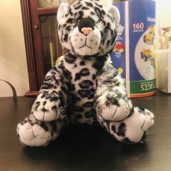 Rare The Bear Factory 2001 Snow Leopard Cub Stuffed Realistic Plush 13"